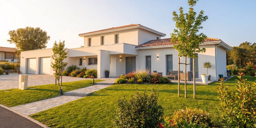Villa d'architecte « HouseDayNight » — Constructeur maison neuve Landes