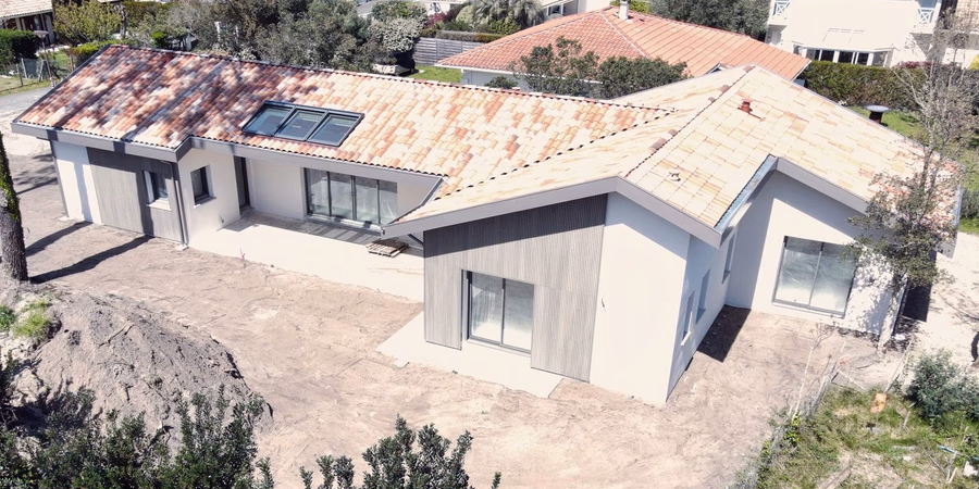 Exemple de réalisation de maison à Vieux-Boucau dans les Landes