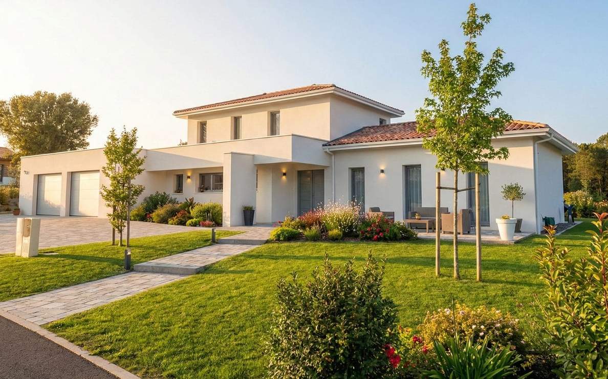Construction maison Lit-et-Mixe : Villa d'architecte « HouseDayNight » — Réalisation Landes Habitat