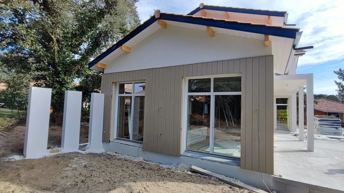 Chantier de construction à Messanges réalisé par Landes Habitat