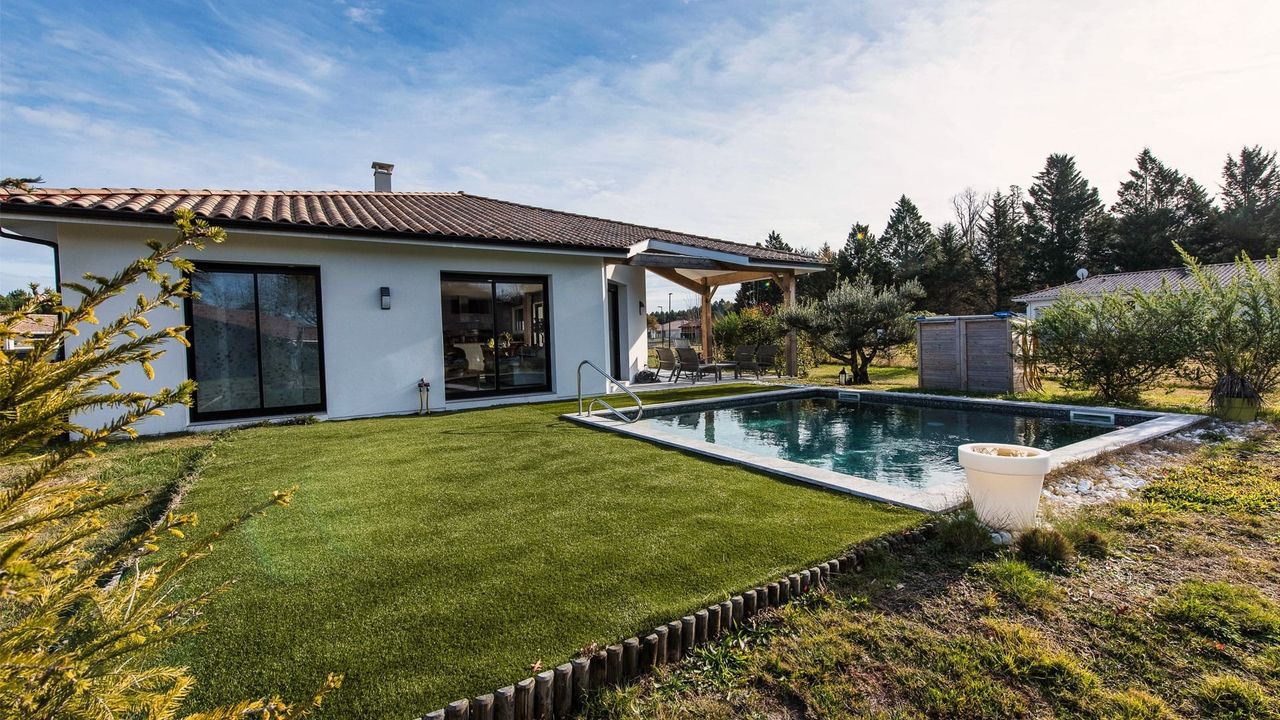 Maison contemporaine Landes Habitat – terrasse à Lit-et-Mixe